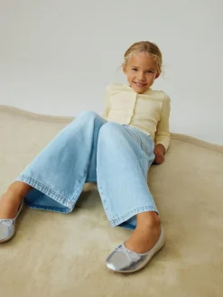 Best Next Light Blue Pullon Wide Leg Jeans (3-16yrs)