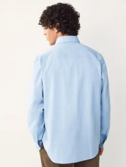 Outlet Next Light Blue Regular Fit Button Down Easy Iron Oxford Shirt