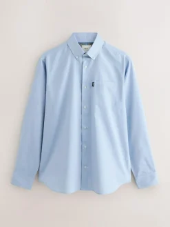 Outlet Next Light Blue Regular Fit Button Down Easy Iron Oxford Shirt