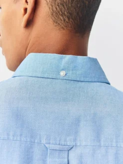 Next Light Blue Regular Fit Long Sleeve Oxford Shirt^ Shirts|Occasionwear