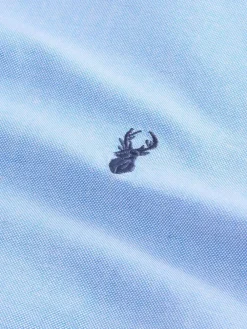 Next Light Blue Regular Fit Long Sleeve Oxford Shirt^ Shirts|Occasionwear