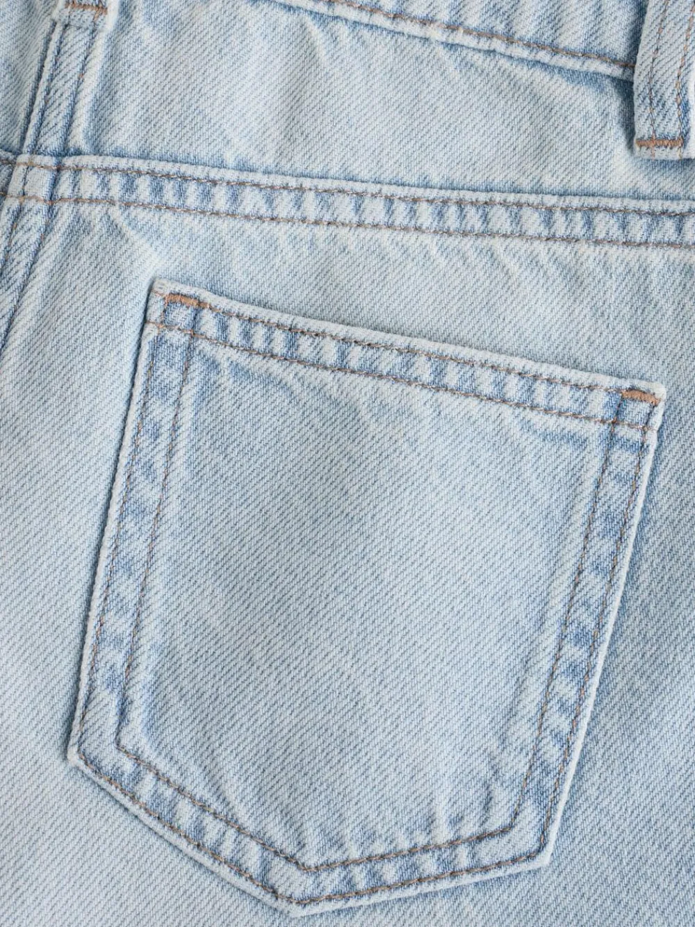 Best Next Regular Length Relaxed Denim Shorts (3-16yrs) Light Blue