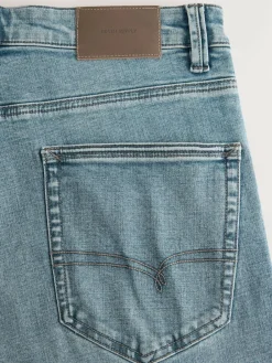 Next Light Blue Straight Fit Motionflex Jeans^ Jeans|Jeans