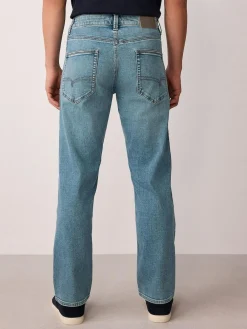Next Light Blue Straight Fit Motionflex Jeans^ Jeans|Jeans