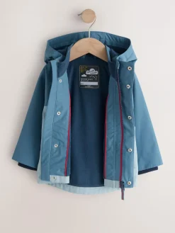 Next Waterproof Fleece Lined Anorak (3mths-7yrs)^BOY Coats, Jackets & Pramsuits|Coats, Jackets & Pramsuits