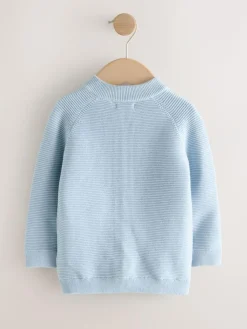 Discount Next Light Blue Zip Through Cardigan (3mths-7yrs)
