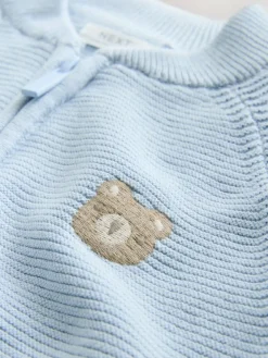 Discount Next Light Blue Zip Through Cardigan (3mths-7yrs)