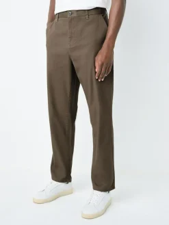 Next Light Brown Regular Tapered Fit Stretch Chinos Trousers^ Pants & Chinos