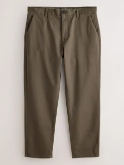 Next Light Brown Regular Tapered Fit Stretch Chinos Trousers^ Pants & Chinos