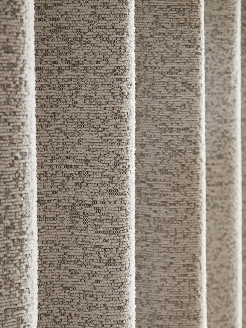 Best Next Bouclé Super Thermal Eyelet Curtains Light Grey