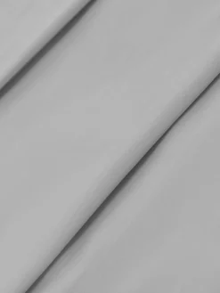 Sale Next Cotton Rich Flat Bed Sheet Light Grey