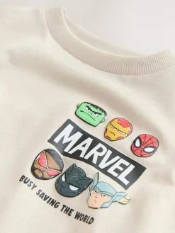 Next Marvel Short Sleeve Cotton T-Shirt (3mths-8yrs)^BOY Newborn Clothing|Tops