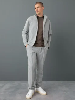 Next Premium Smart Funnel Neck Zip Through With Wool^ Occasionwear|Blazers & Formal Jackets