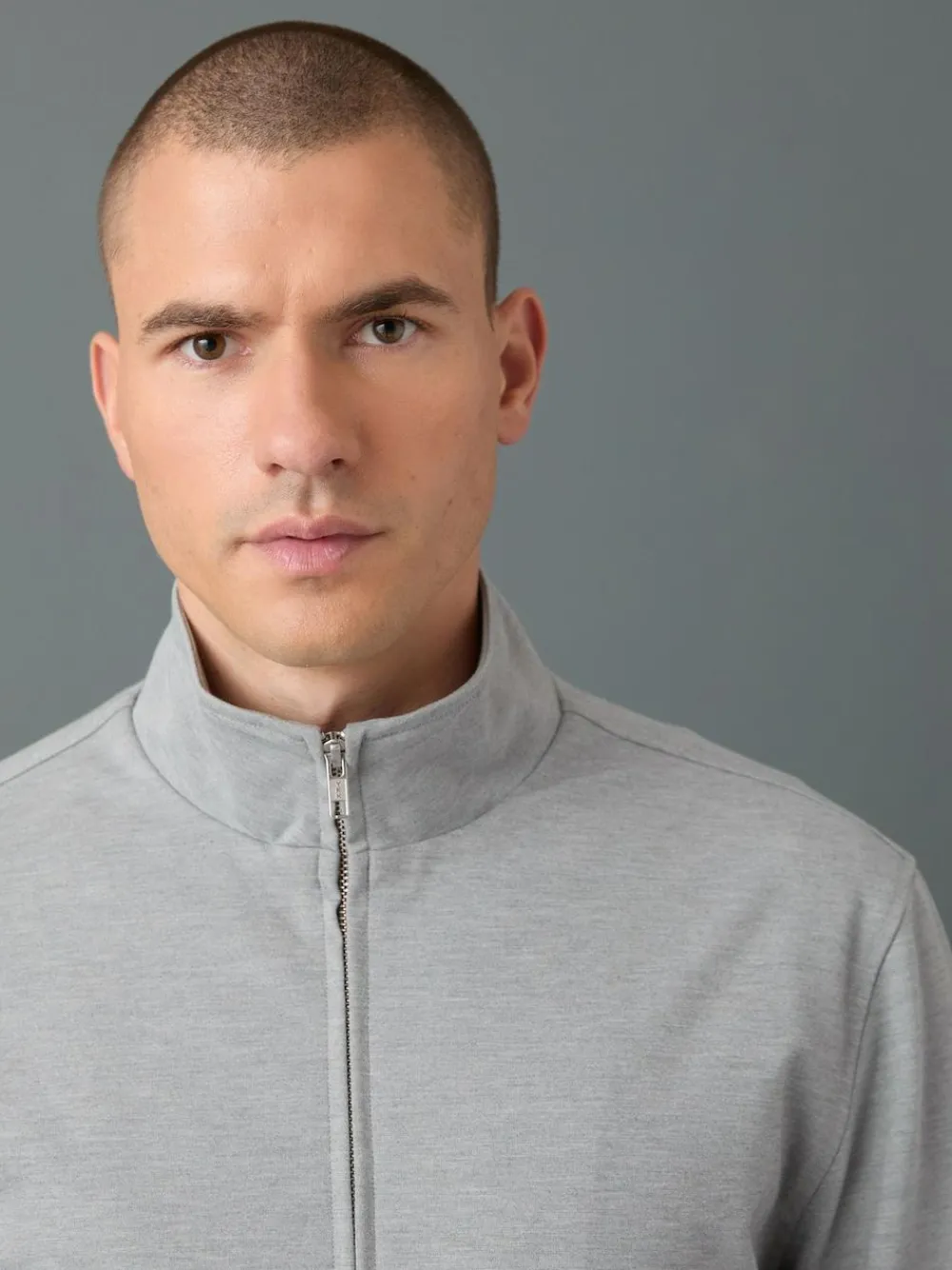 Next Premium Smart Funnel Neck Zip Through With Wool^ Occasionwear|Blazers & Formal Jackets