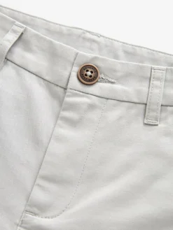 Next Light Grey Regular Fit Chino Shorts (3-16yrs)^BOY Shorts