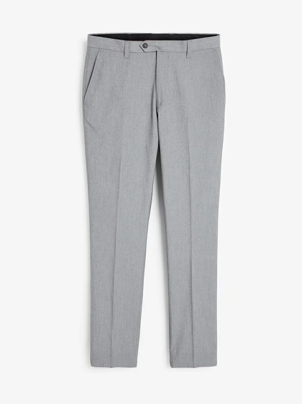 Next Light Grey Regular Fit Stretch Smart Trousers^ Nightwear|Pants & Chinos