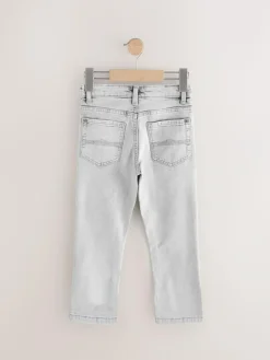 Next Light Grey Regular Fit Stretch Jeans (3-17yrs)^BOY Jeans|Jeans