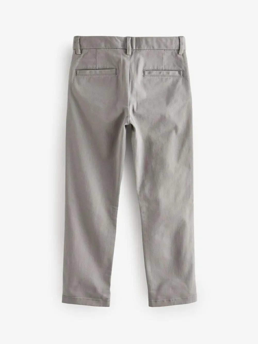 Next Light Grey Regular Fit Stretch Chino Trousers (3-17yrs)^BOY Joggers|Pants & Chinos