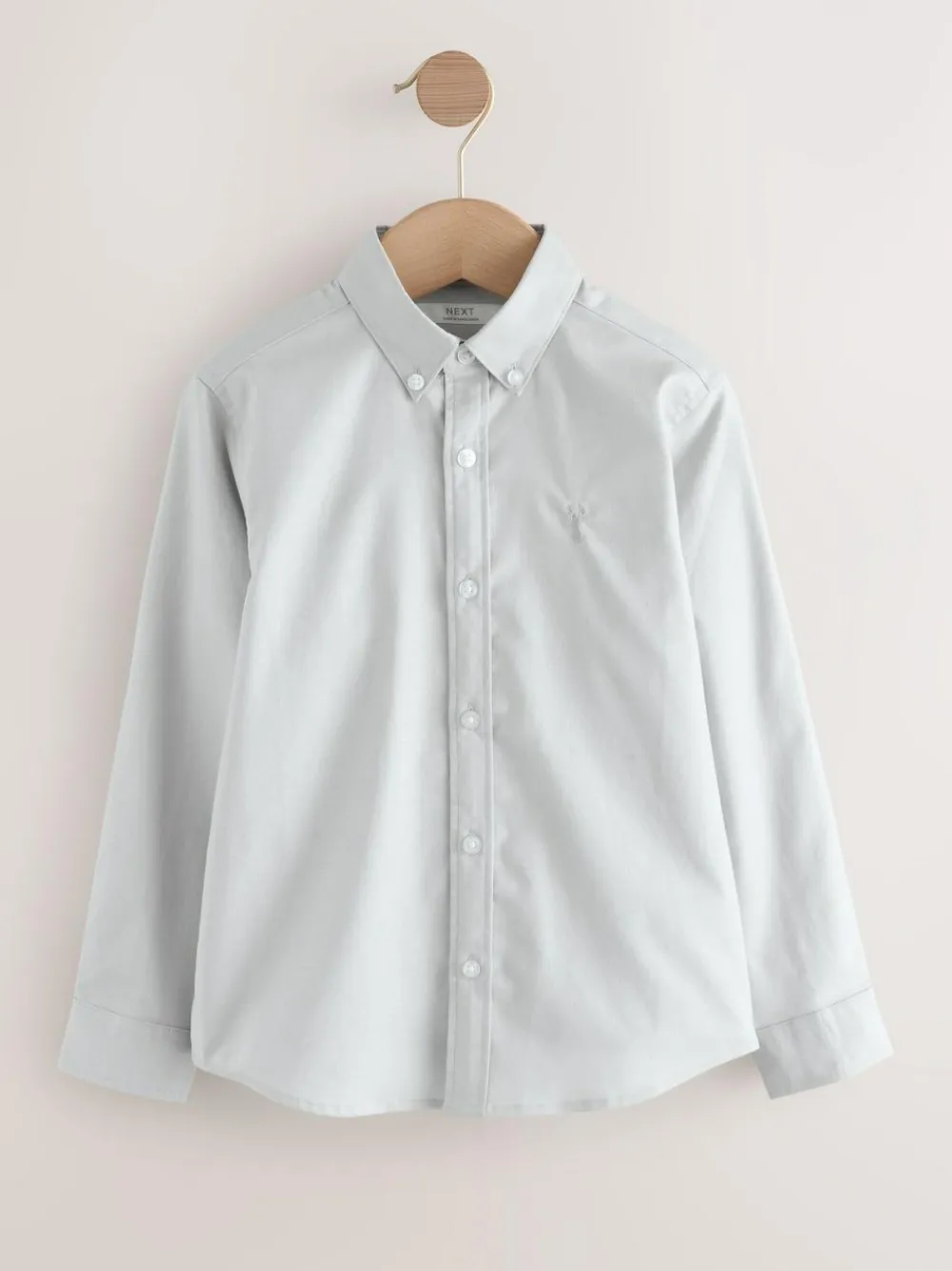 Next Light Grey Single Oxford Shirt (3-16yrs)^BOY Shirts|Occasionwear