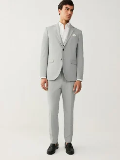 Sale Next Skinny Fit Motionflex Stretch Suit Jacket Light Grey