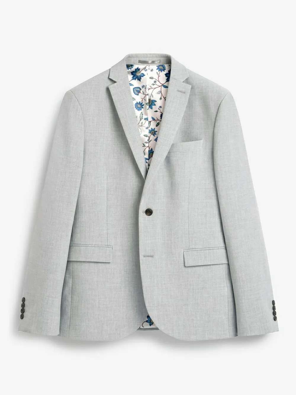 Sale Next Skinny Fit Motionflex Stretch Suit Jacket Light Grey