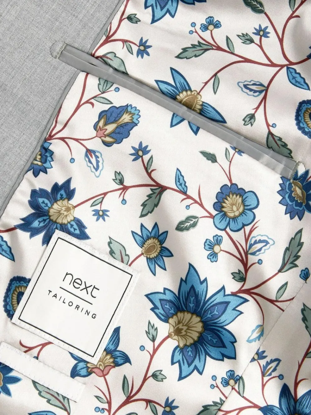 Sale Next Skinny Fit Motionflex Stretch Suit Jacket Light Grey