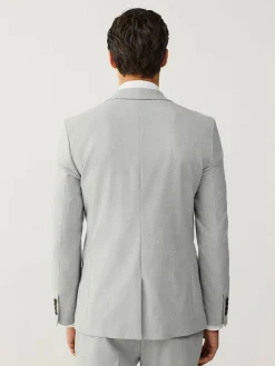 Hot Next Slim Fit Motionflex Stretch Suit Jacket Light Grey