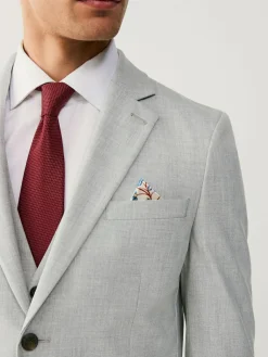 Hot Next Slim Fit Motionflex Stretch Suit Jacket Light Grey