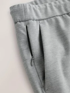 Hot Next Slim Fit Smart Elasticated Waistband Trousers With Wool Content Light Grey