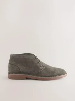 Clearance Next Light Grey Suede Desert Boots