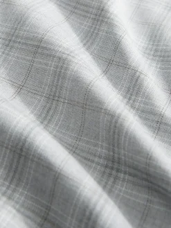 Next Light Grey Tailored Fit Check Suit Jacket^ Grey Suits