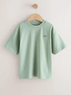 Next Short Sleeve Logo Chest Graphic T-Shirts 4 Pack (3-16yrs)^BOY Tops|T-Shirts