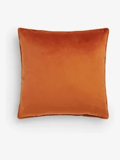 Best Next Light Orange 43 x 43cm Matte Velvet Cushion