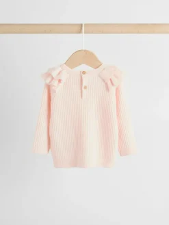 Hot Next Light Pink Baby Knitted Jumper and Leggings Set 2 Piece (0mths-3yrs)