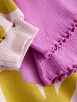 Sale Next Sweatshirt & Flare Leggings Set (3mths-7yrs) Light Pink Flowers