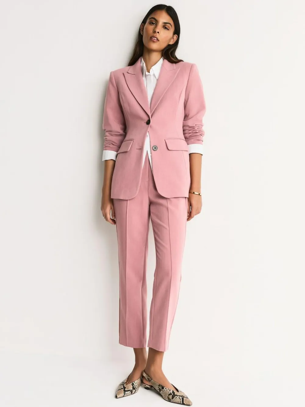 Next Light Pink Sculpting Single Breasted Blazer^Women Suits & Tailoring