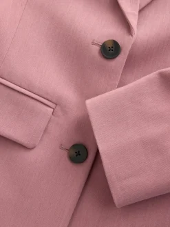 Next Light Pink Sculpting Single Breasted Blazer^Women Suits & Tailoring