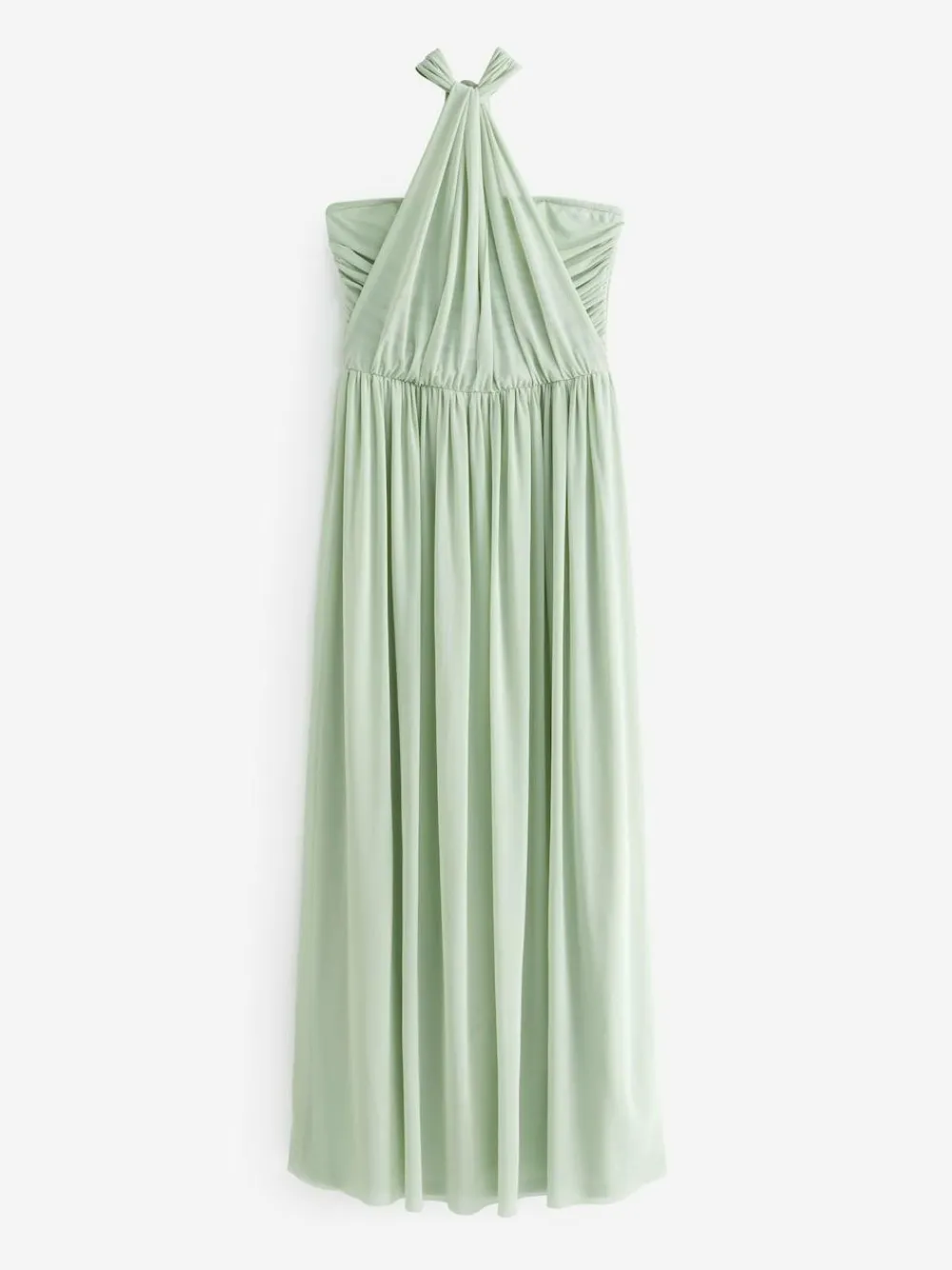 Clearance Next Light Sage Green Mesh Multiway Wedding Guest Bridesmaid Maxi Dress