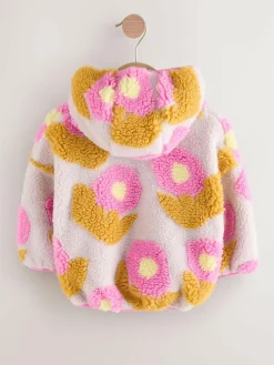 Next Zip Through Fleece (3mths-7yrs)^ Baby Girls|Baby Winter Clothing