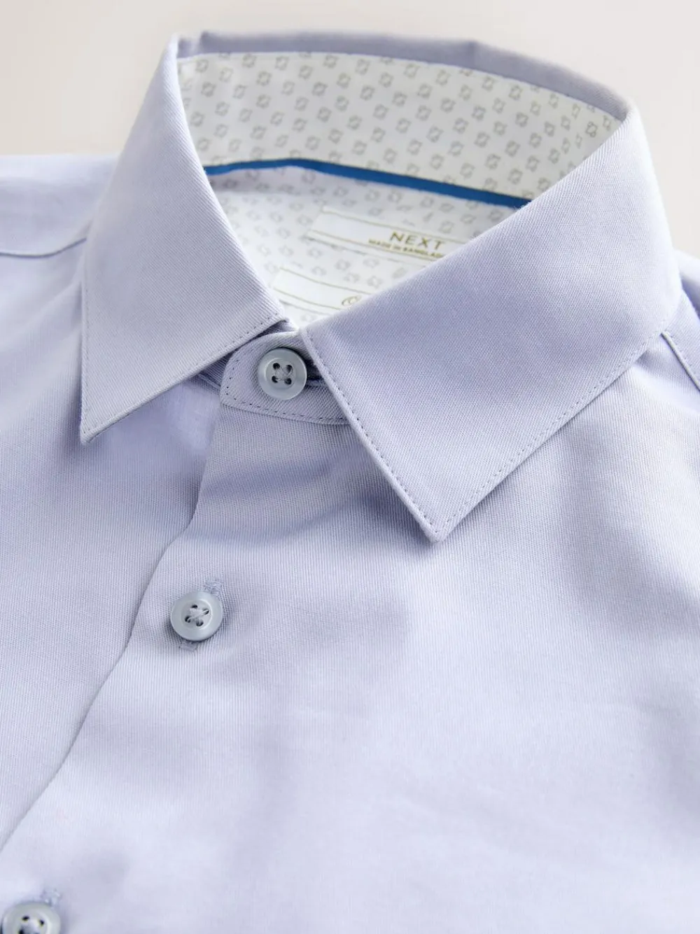 Hot Next Lilac Long Sleeves Smart Trimmed Shirt (3-16yrs)