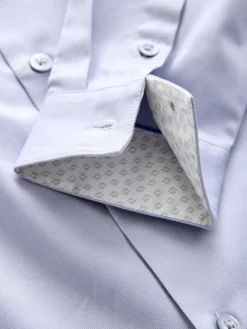 Hot Next Lilac Long Sleeves Smart Trimmed Shirt (3-16yrs)