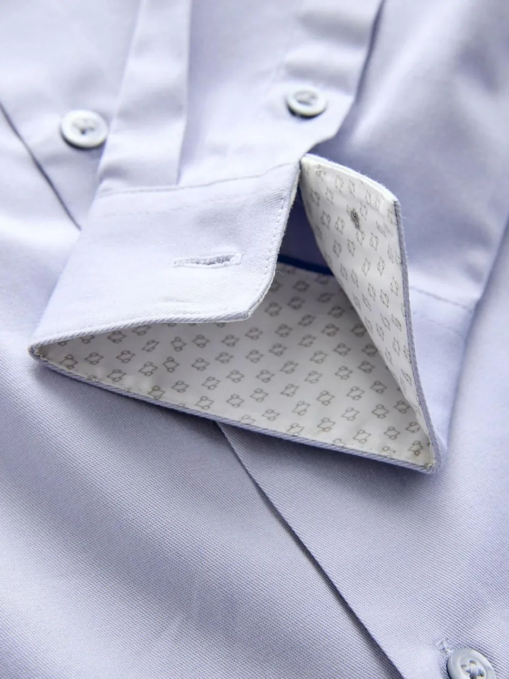 Hot Next Lilac Long Sleeves Smart Trimmed Shirt (3-16yrs)