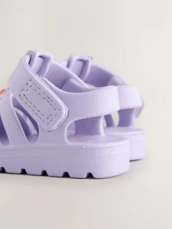 New Next EVA Fisherman Sandals (0-24mths) Lilac Purple Character