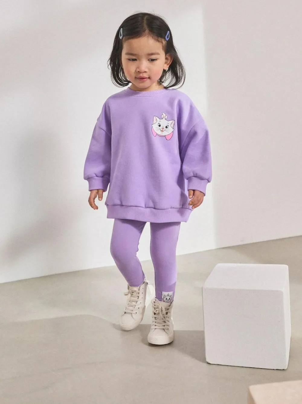 Next Lilac Purple Disney Aristocats Sweatshirt & Leggings Set (3mths-7yrs)^ Sets & Co-Ords|Sets & Co-Ords
