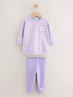 Next Lilac Purple Disney Aristocats Sweatshirt & Leggings Set (3mths-7yrs)^ Sets & Co-Ords|Sets & Co-Ords