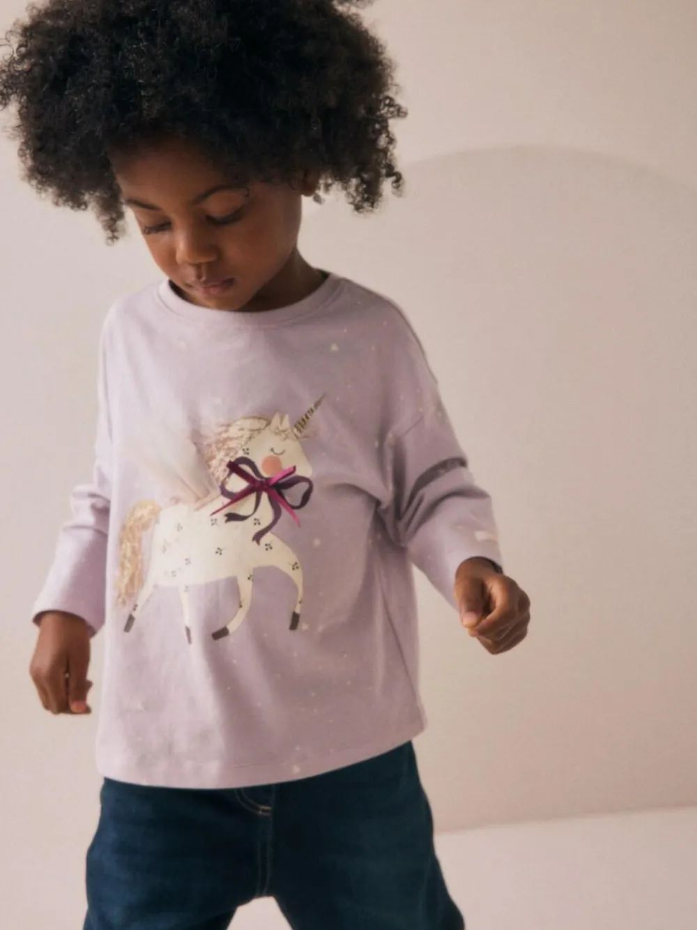Next Lilac Purple Long Sleeve T-Shirt (3mths-7yrs)^ Cosy Club