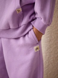 Next Lilac Purple Wide Leg Sweat Joggers (3mths-7yrs)^ Pants & Leggings|Jeans & Joggers