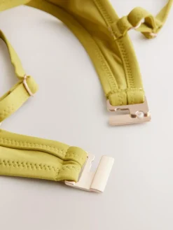 Next Draped Padded Shaping Wired Bikini Top^Women Swimwear