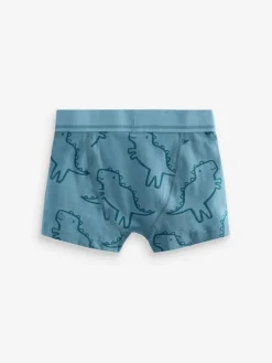 Next Linear Dino Print Junior Pattern Trunks 5 Pack (1.5-16yrs)^BOY Underwear