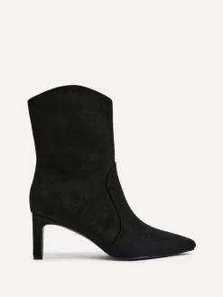 Best Linzi Calabasas Block Heel Ankle Boots Black